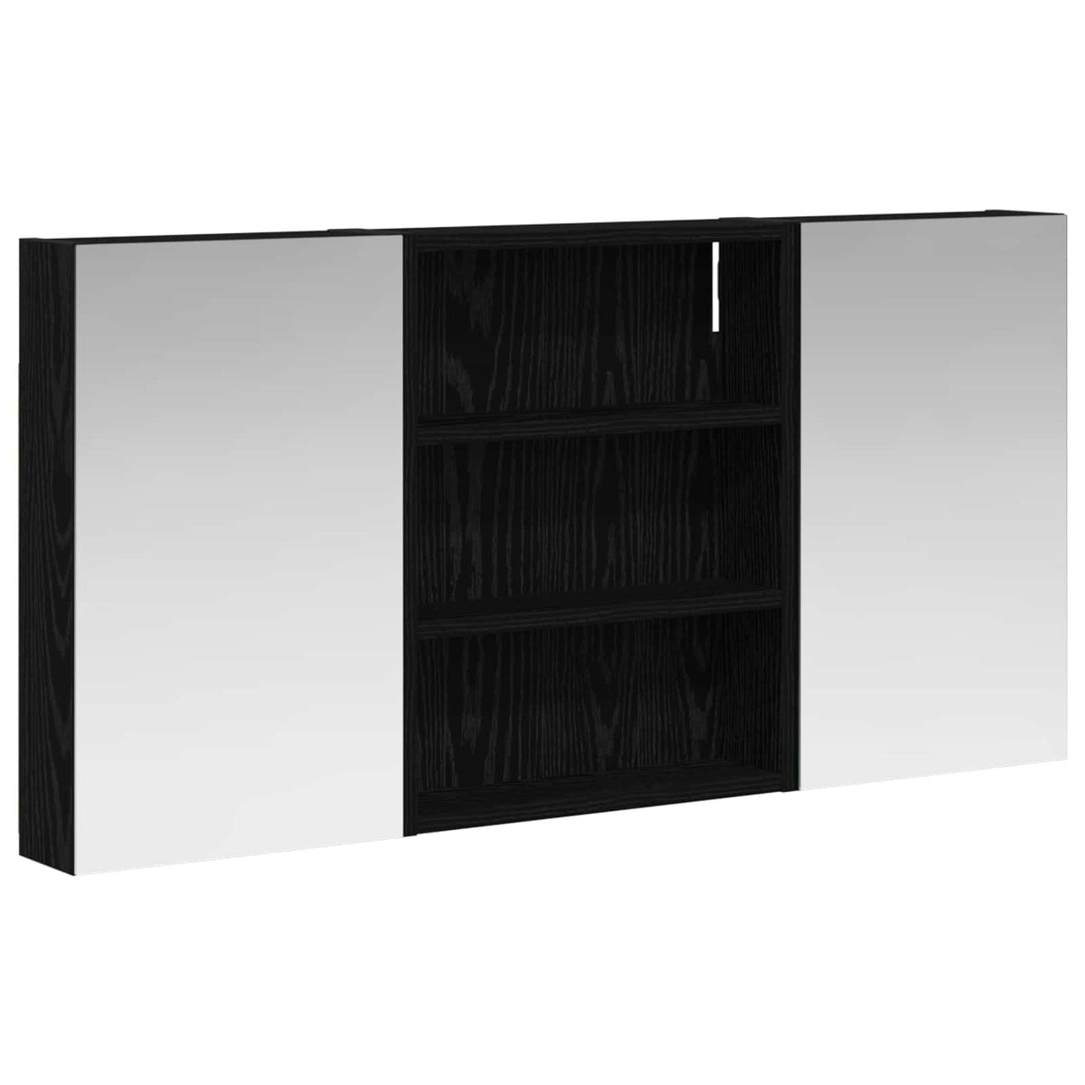 Badrumsskåpsset 3 st 100 x 10,5 x 50 cm Konstruerat trä