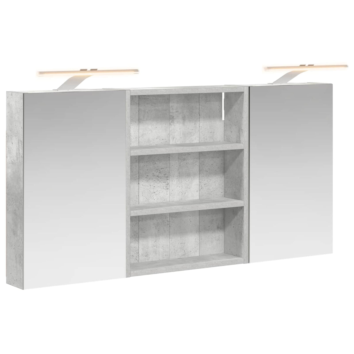 Badrumsskåpsset 3 st 100 x 10,5 x 50 cm Konstruerat trä