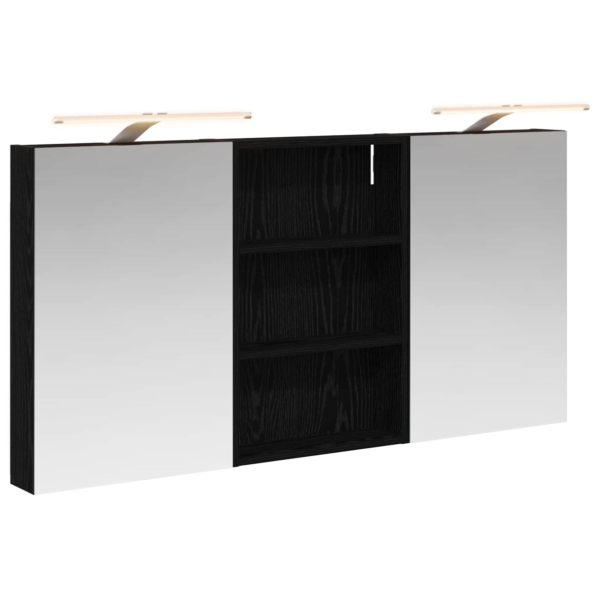 Badrumsskåpsset 3 st 120 x 10,5 x 60,5 cm Konstruerat trä