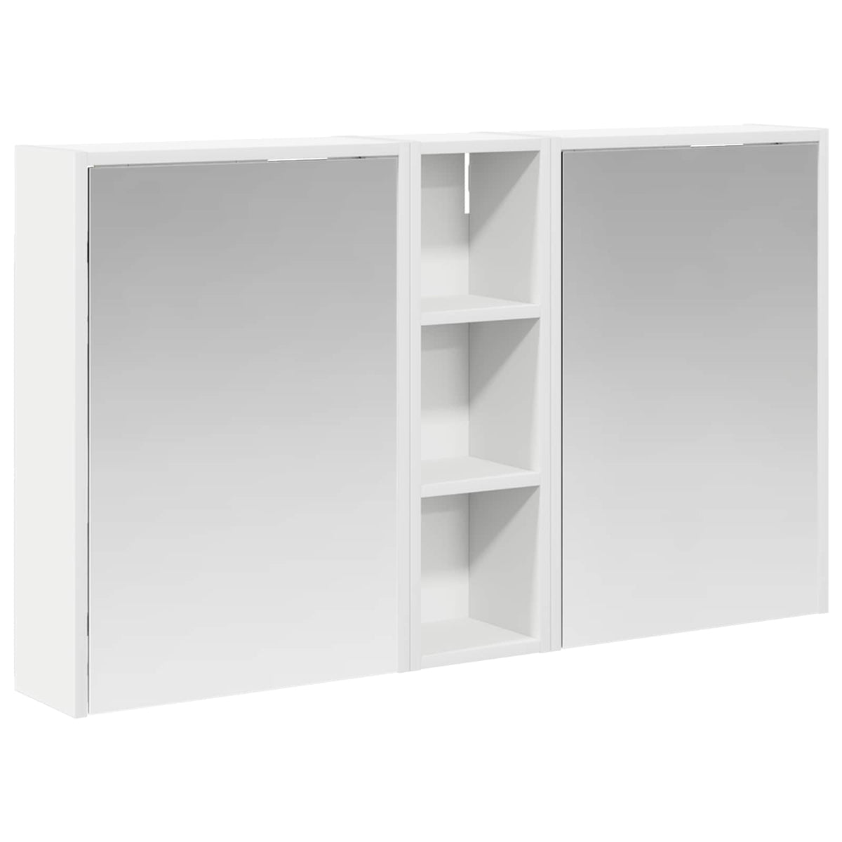 Badrumsskåpsset 3 st 106 x 16 x 62,5 cm Konstruerat trä