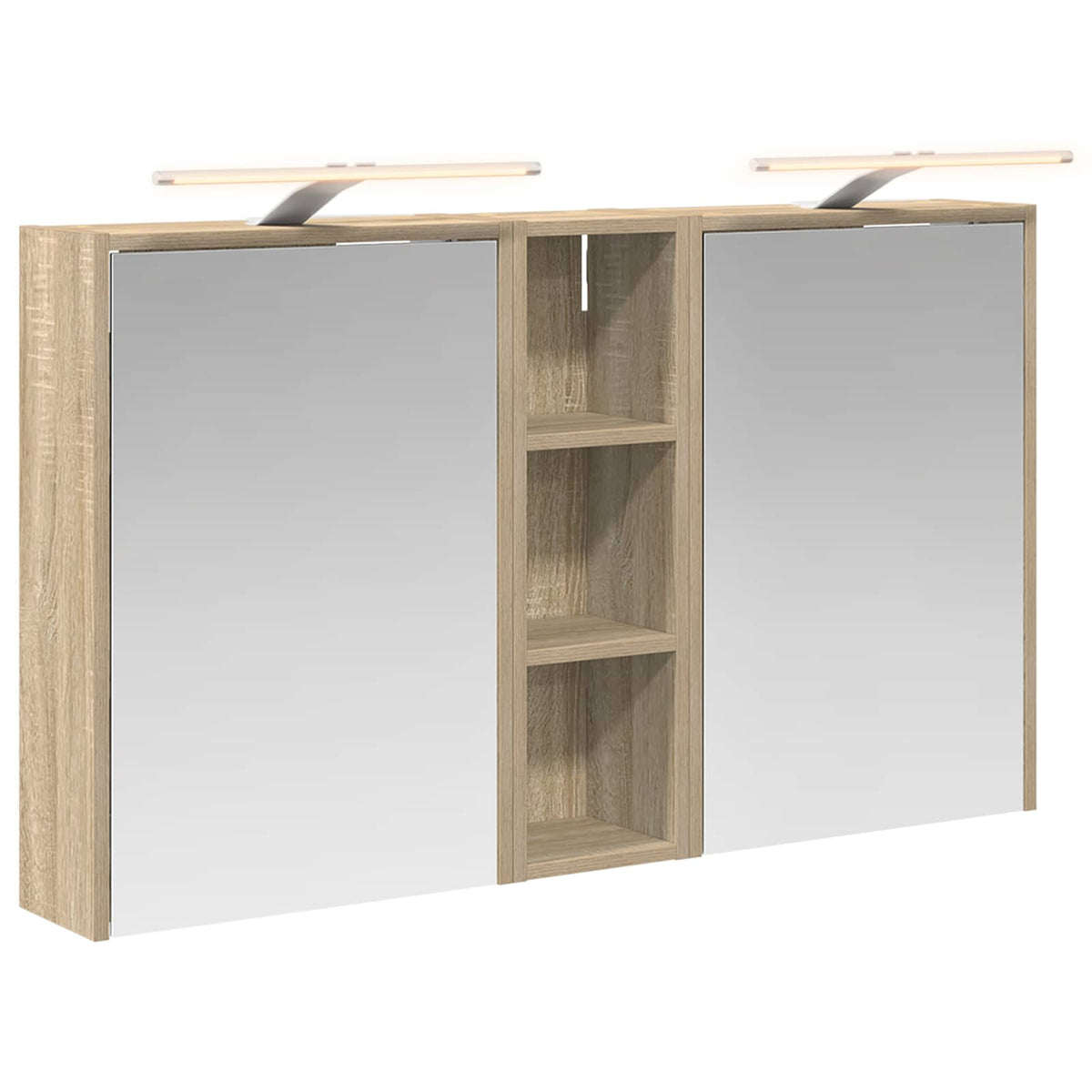 Badrumsskåpsset 3 st 106 x 16 x 62,5 cm Konstruerat trä