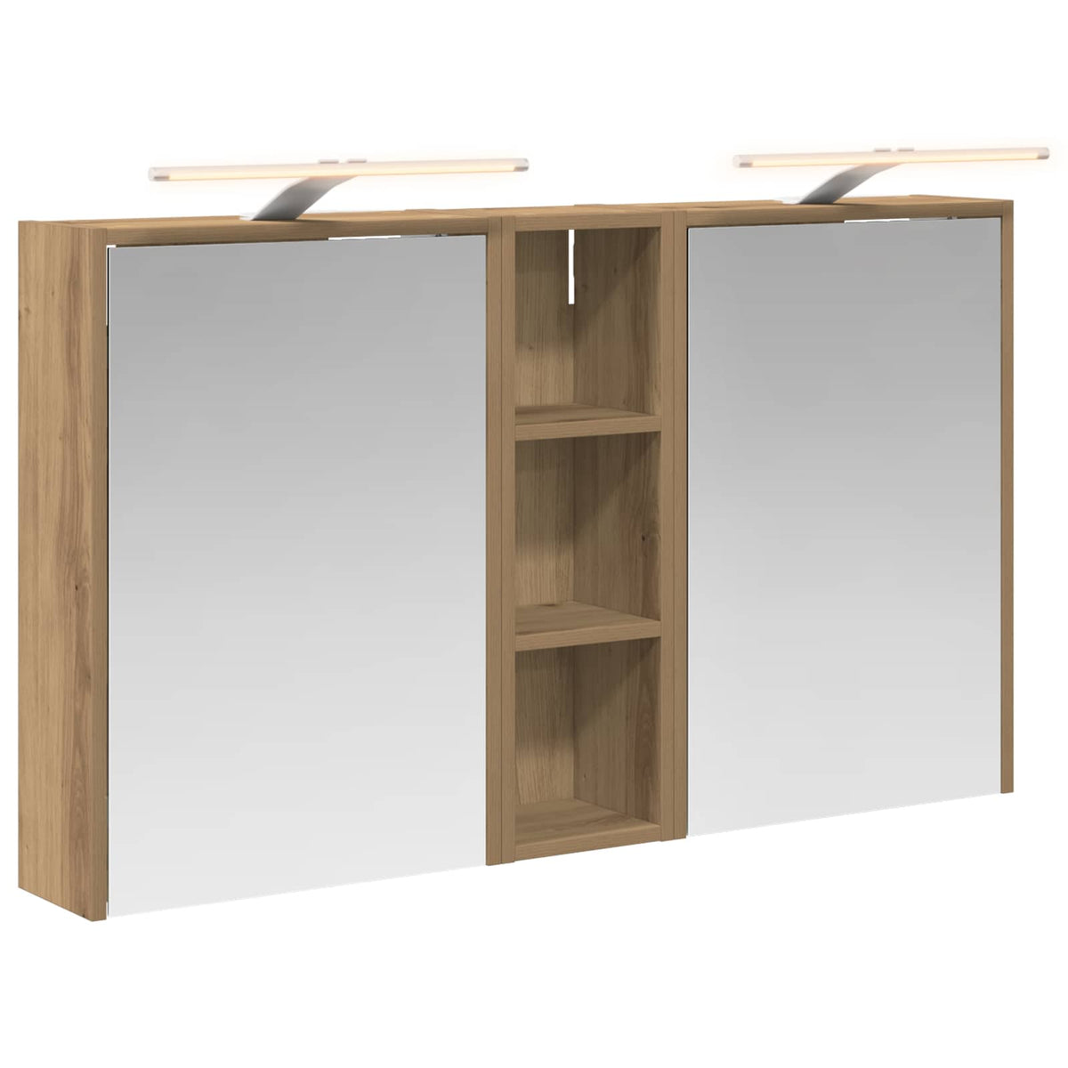 Badrumsskåpsset 3 st 106 x 16 x 62,5 cm Konstruerat trä