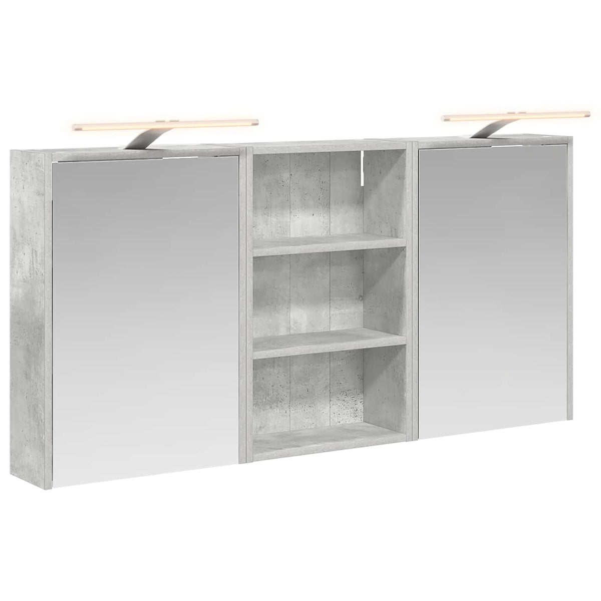 Badrumsskåpsset 3 st 126 x 16 x 62.5 cm Konstruerat trä