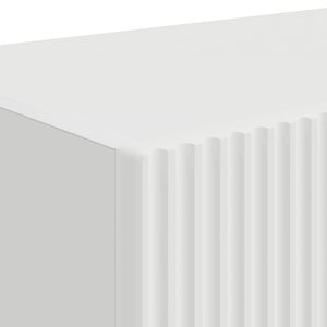 TV Vägghylla 2 pcs Vit 60 x 31 x 29.5 cm Konstruerat trä