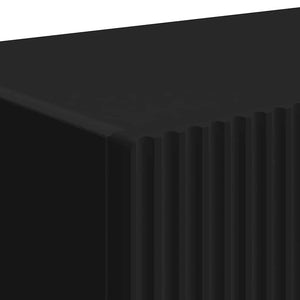 TV Vägghylla Svart 60 x 31 x 29.5 cm Konstruerat trä