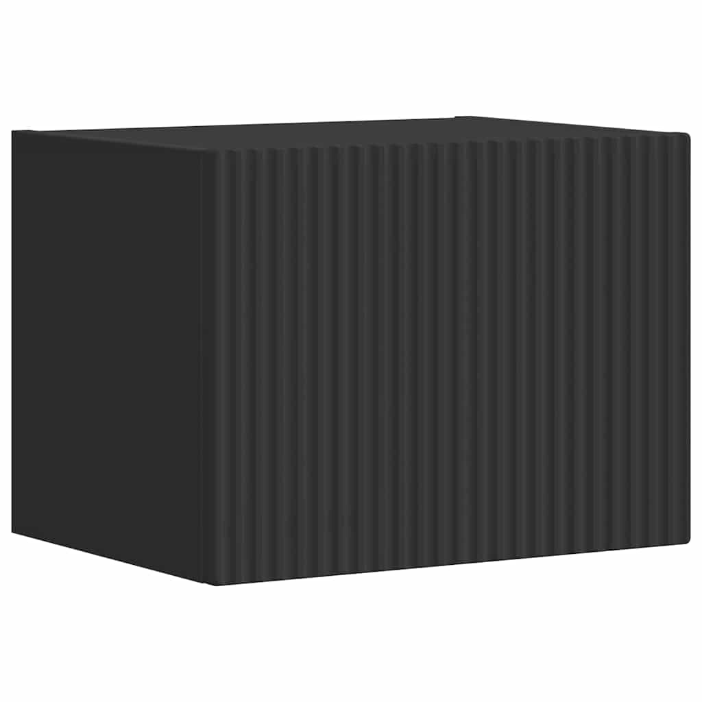 TV Vägghylla Svart 60 x 31 x 29.5 cm Konstruerat trä