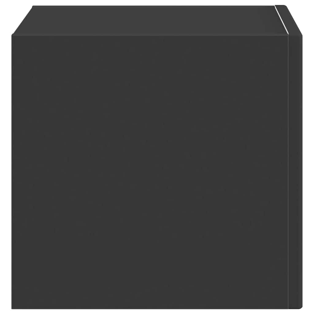 TV Vägghylla Svart 60 x 31 x 29.5 cm Konstruerat trä