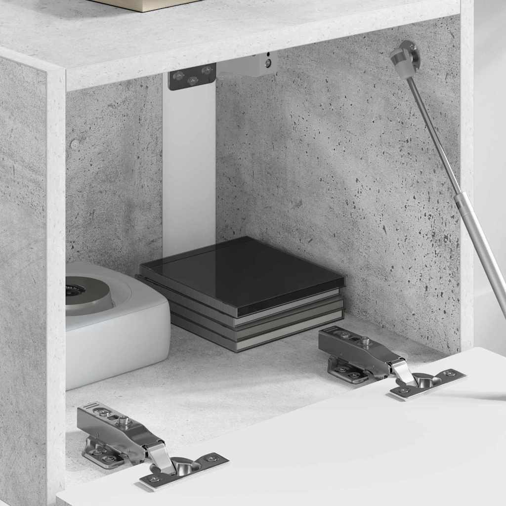 TV Vägghylla Betong 60 x 31 x 29.5 cm Konstruerat trä