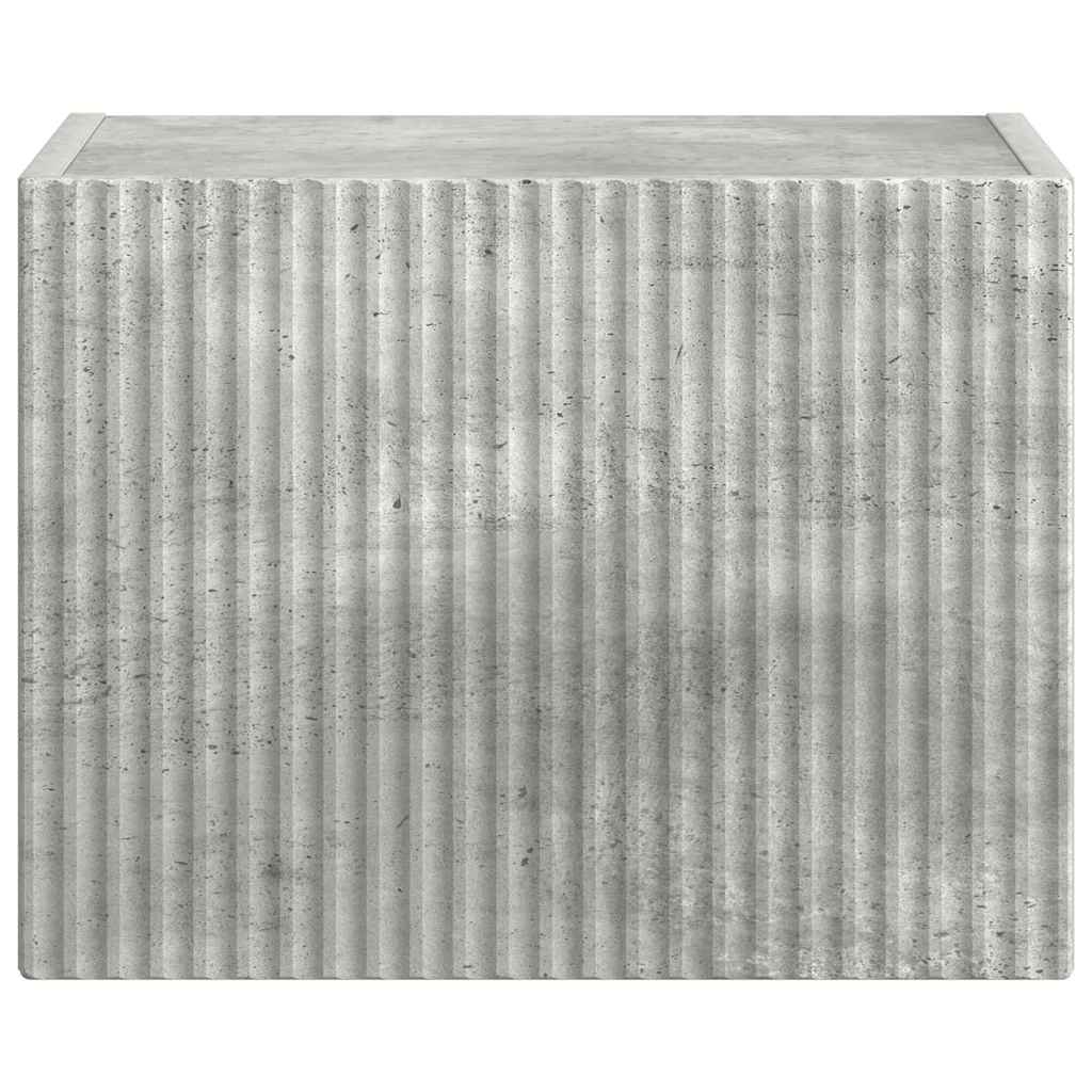 TV Vägghylla Betong 60 x 31 x 29.5 cm Konstruerat trä