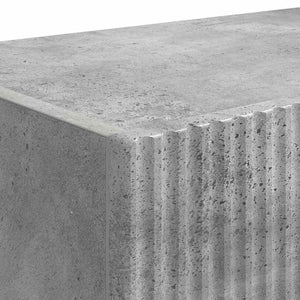 TV Vägghylla 2 pcs Betong 60 x 31 x 29.5 cm Konstruerat trä