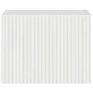 TV Vägghylla Glansig Vit 60 x 31 x 29.5 cm Konstruerat trä