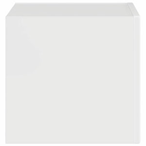 TV Vägghylla Glansig Vit 60 x 31 x 29.5 cm Konstruerat trä