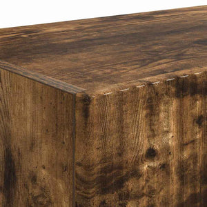 TV Vägghylla Rökt ek 60 x 31 x 29.5 cm Konstruerat trä