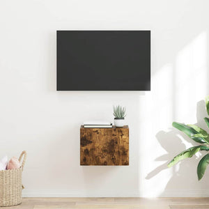 TV Vägghylla Rökt ek 60 x 31 x 29.5 cm Konstruerat trä