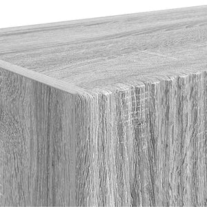 TV Vägghylla 2 pcs Grå Sonoma 60 x 31 x 29.5 cm Konstruerat trä