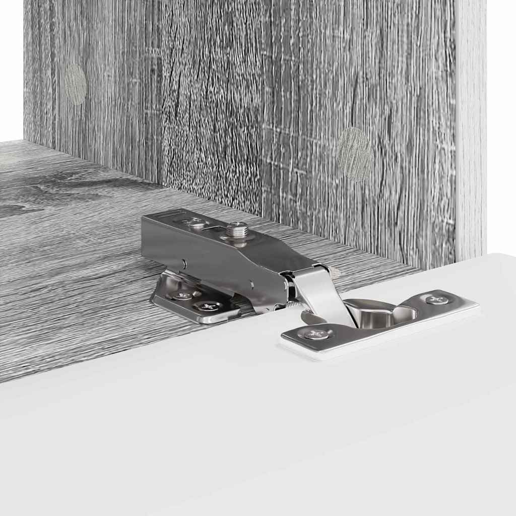 TV Vägghylla 2 pcs Grå Sonoma 60 x 31 x 29.5 cm Konstruerat trä