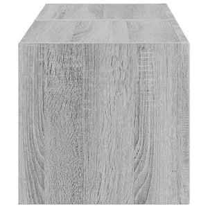 TV Vägghylla 2 pcs Grå Sonoma 60 x 31 x 29.5 cm Konstruerat trä
