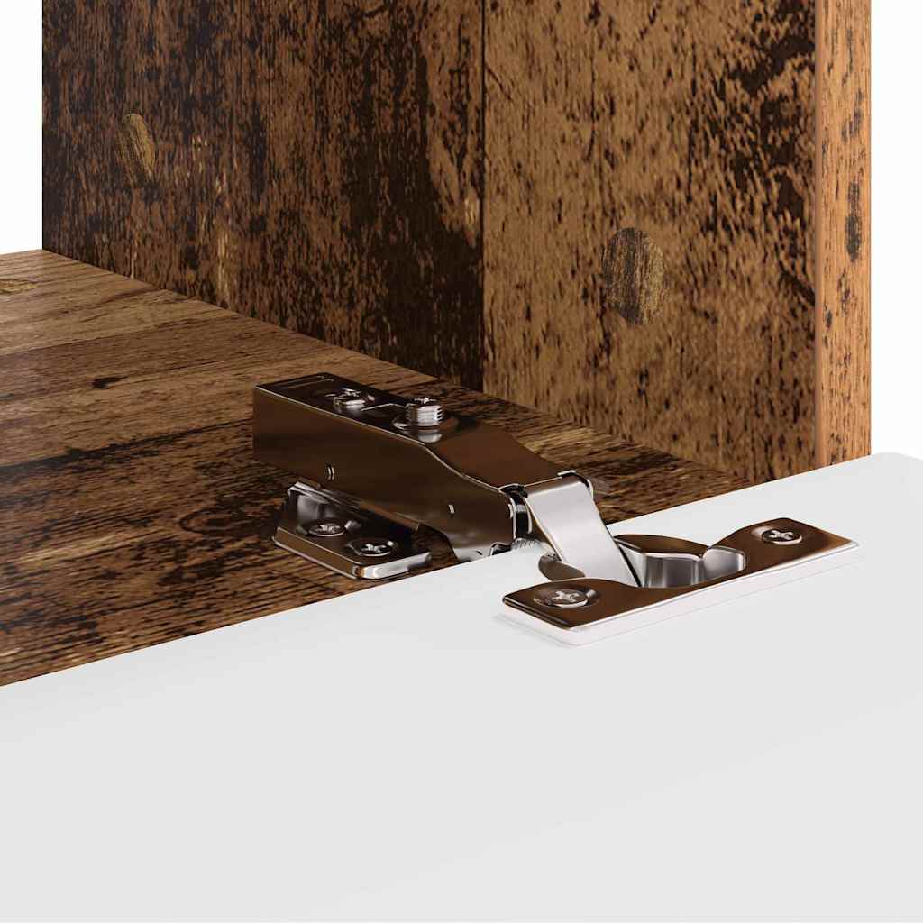 TV Vägghylla Gammalt trä 60 x 31 x 29.5 cm Konstruerat trä