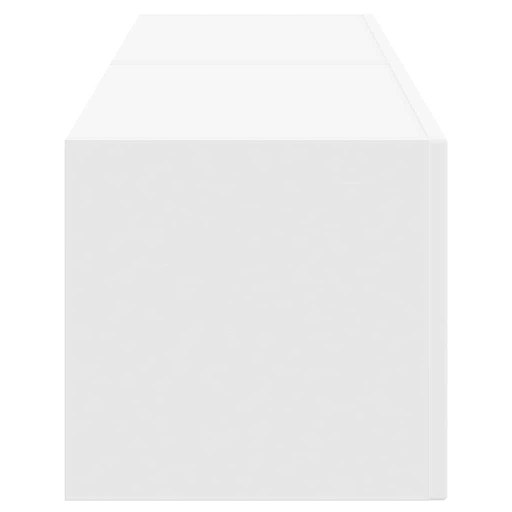 TV Vägghylla 2 pcs Vit 60 x 31 x 29.5 cm Konstruerat trä