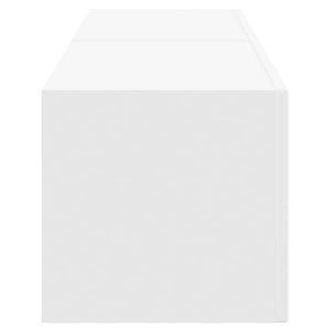 TV Vägghylla 2 pcs Vit 60 x 31 x 29.5 cm Konstruerat trä