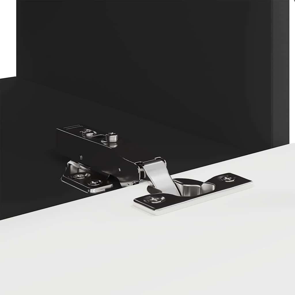 TV Vägghylla Svart 60 x 31 x 29.5 cm Konstruerat trä