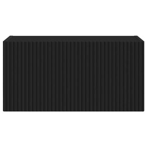 TV Vägghylla Svart 60 x 31 x 29.5 cm Konstruerat trä
