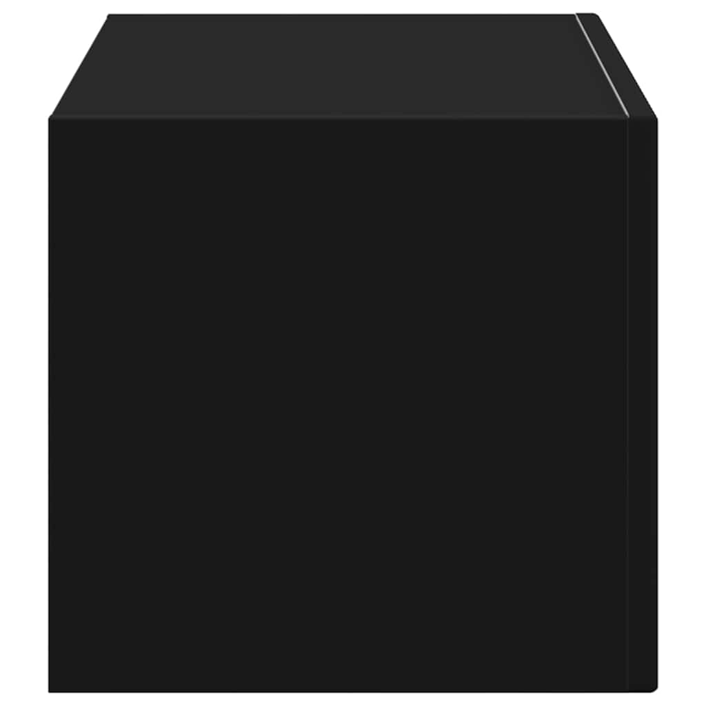 TV Vägghylla Svart 60 x 31 x 29.5 cm Konstruerat trä