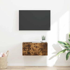 TV Vägghylla Rökt ek 60 x 31 x 29.5 cm Konstruerat trä