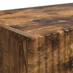 TV Vägghylla 2 pcs Rökt ek 60 x 31 x 29.5 cm Konstruerat trä