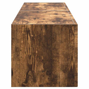 TV Vägghylla 2 pcs Rökt ek 60 x 31 x 29.5 cm Konstruerat trä