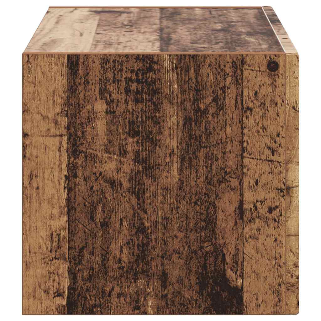 TV Vägghylla Gammalt trä 60 x 31 x 29.5 cm Konstruerat trä