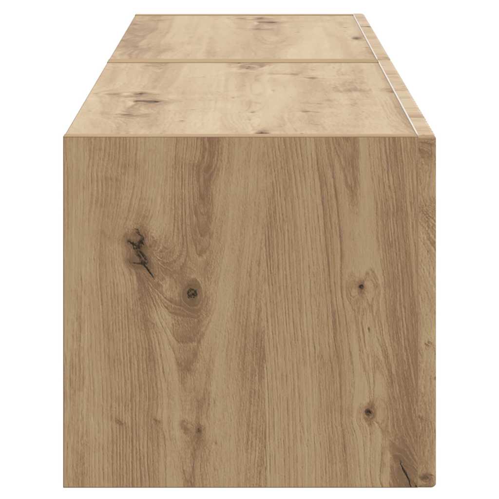 TV Vägghylla 2 pcs Artisan Ek 60 x 31 x 29.5 cm Konstruerat trä