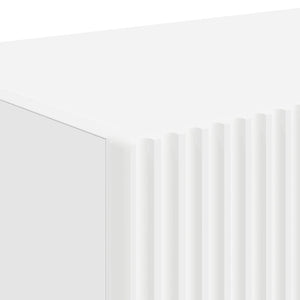 TV Vägghylla 2 pcs Vit 60 x 31 x 29.5 cm Konstruerat trä