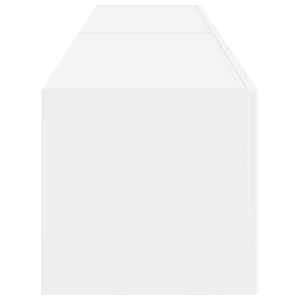 TV Vägghylla 2 pcs Vit 60 x 31 x 29.5 cm Konstruerat trä