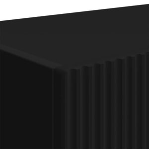 TV Vägghylla Svart 60 x 31 x 29.5 cm Konstruerat trä