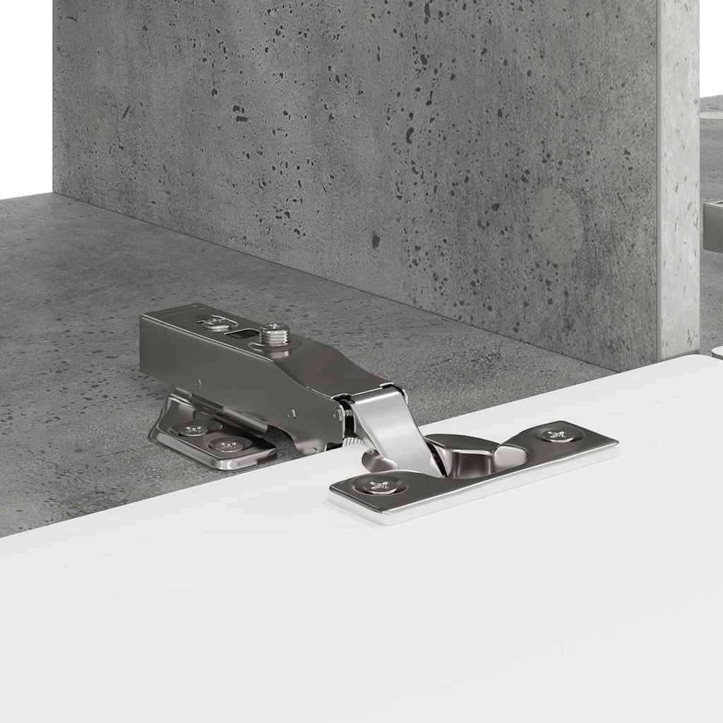 TV Vägghylla 2 pcs Betong 60 x 31 x 29.5 cm Konstruerat trä