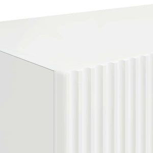 TV Vägghylla Glansig Vit 60 x 31 x 29.5 cm Konstruerat trä