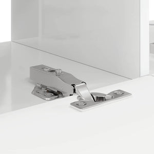 TV Vägghylla Väggmonterad 2 pcs Glansig Vit 60 x 31 x 29.5 cm