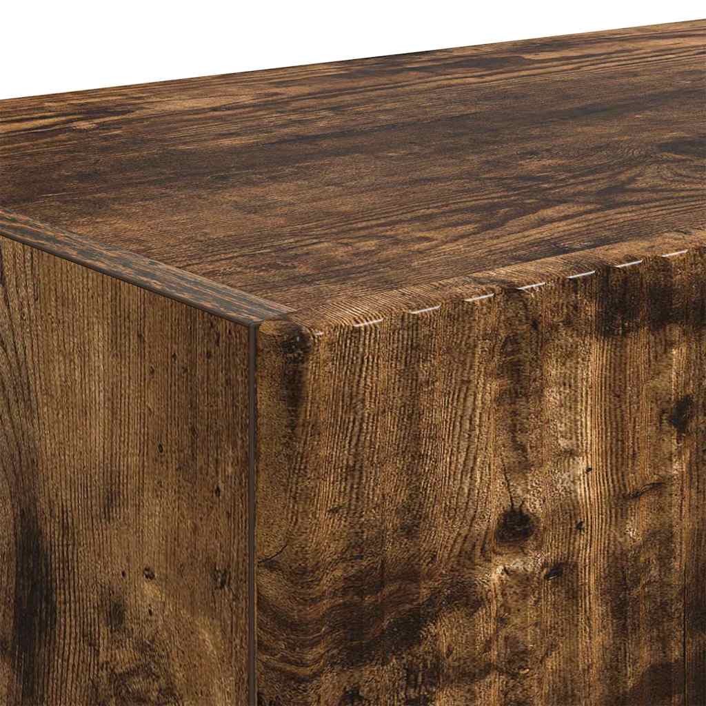 TV Vägghylla Rökt ek 60 x 31 x 29.5 cm Konstruerat trä