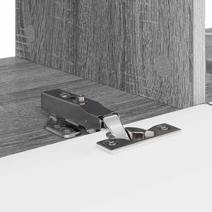 TV Vägghylla 2 pcs Grå Sonoma 60 x 31 x 29.5 cm Konstruerat trä