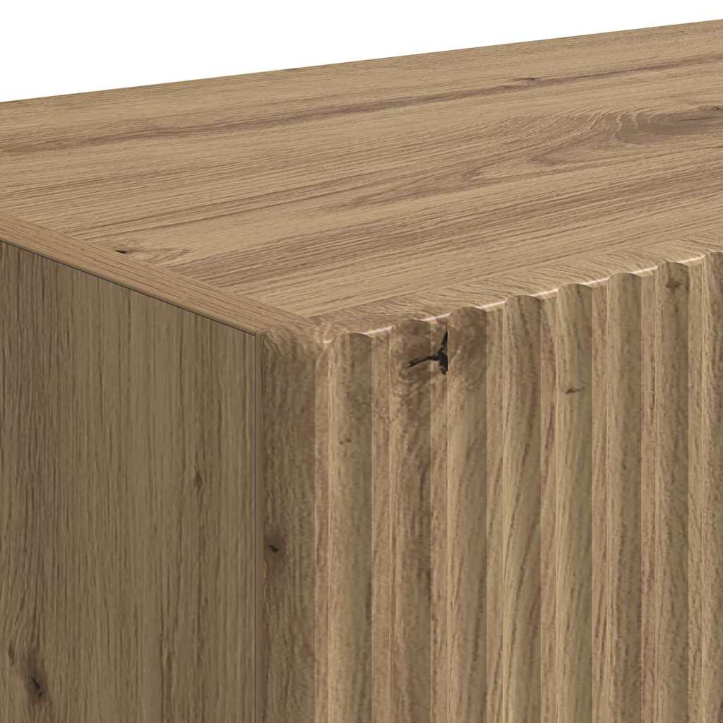 TV Vägghylla 2 pcs Artisan Ek 60 x 31 x 29.5 cm Konstruerat trä