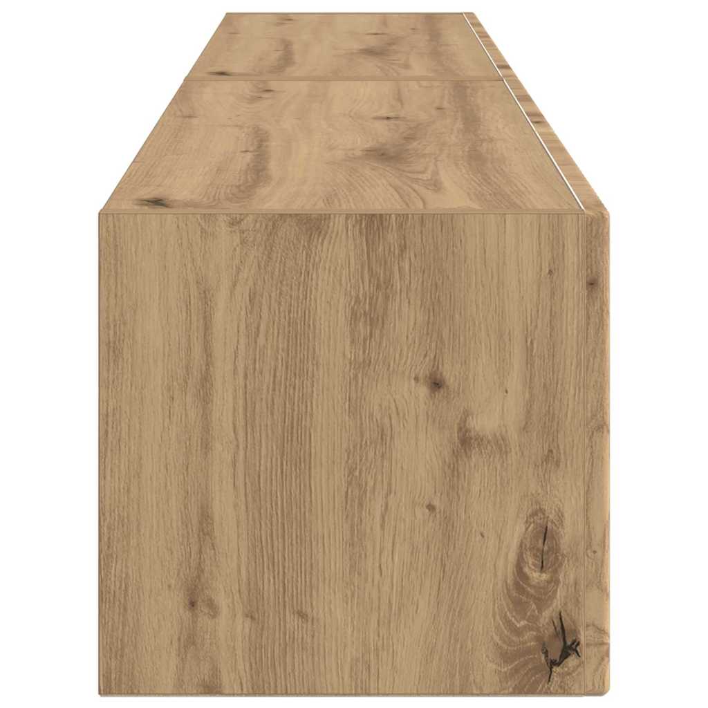 TV Vägghylla 2 pcs Artisan Ek 60 x 31 x 29.5 cm Konstruerat trä