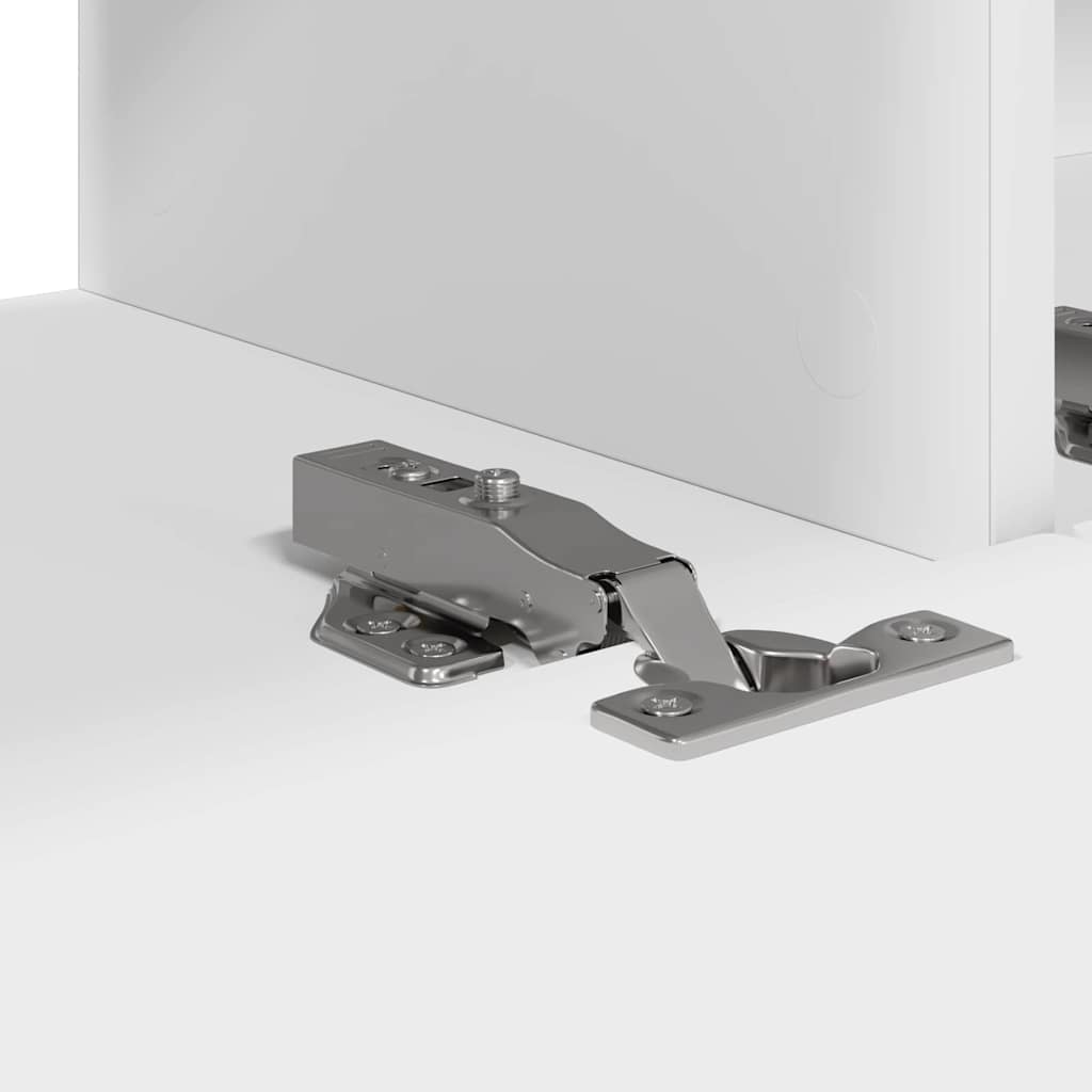 TV Vägghylla Väggmonterad Vit 60 x 31 x 29.5 cm Konstruerat trä