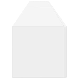 TV Vägghylla 2 pcs Vit 60 x 31 x 29.5 cm Konstruerat trä