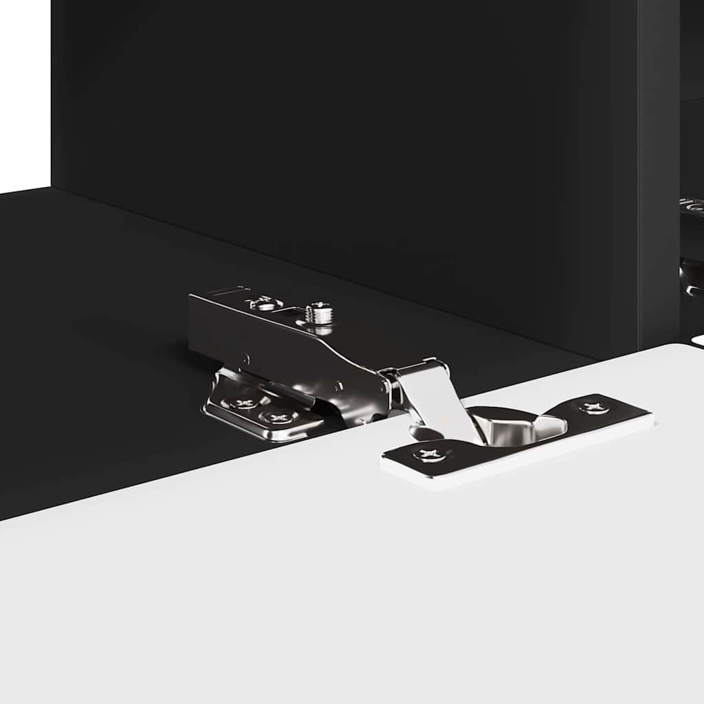 TV Vägghylla Svart 60 x 31 x 29.5 cm Konstruerat trä