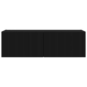 TV Vägghylla Svart 60 x 31 x 29.5 cm Konstruerat trä
