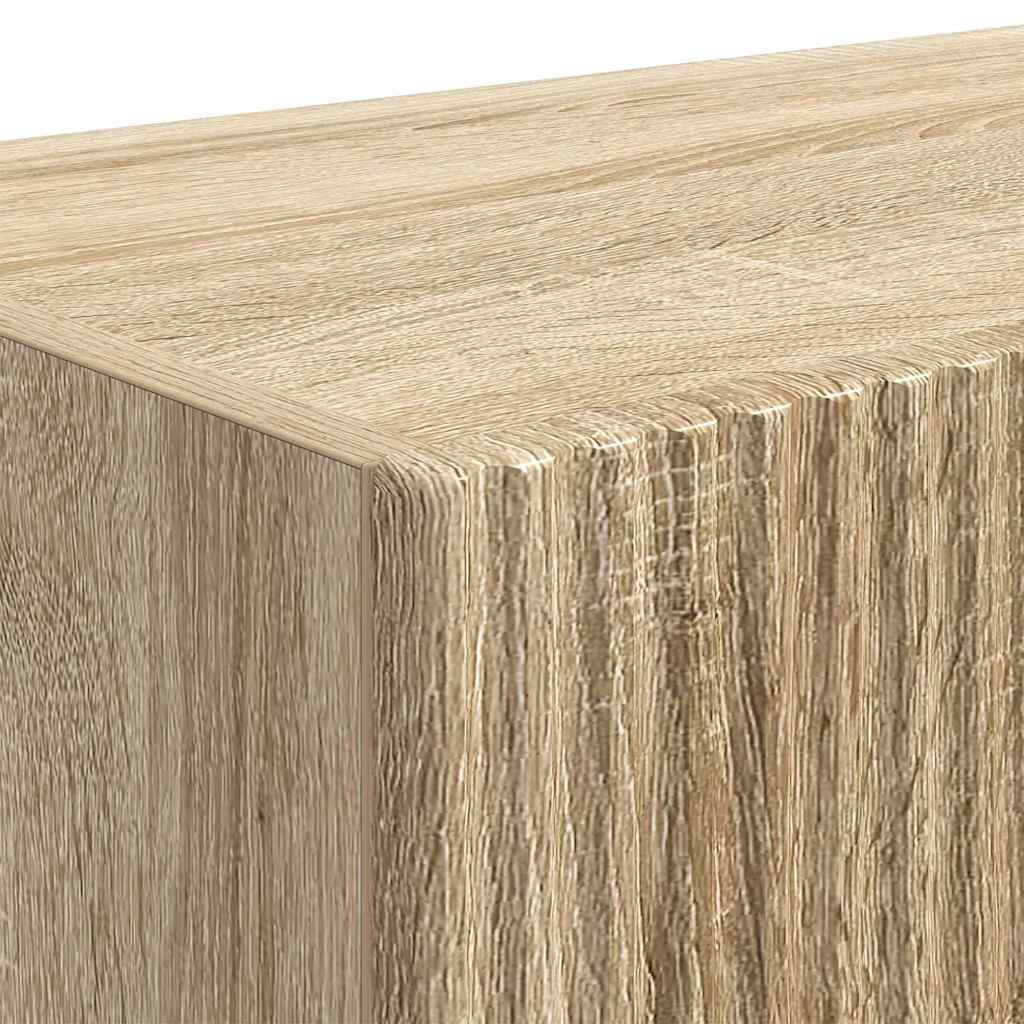 TV Vägghylla 2 pcs Sonoma 60 x 31 x 29.5 cm Konstruerat trä