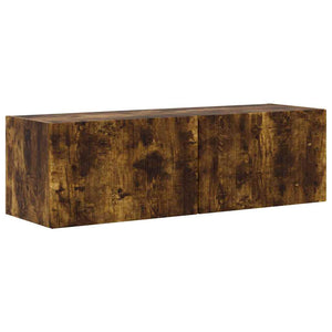 TV Vägghylla Rökt ek 60 x 31 x 29.5 cm Konstruerat trä