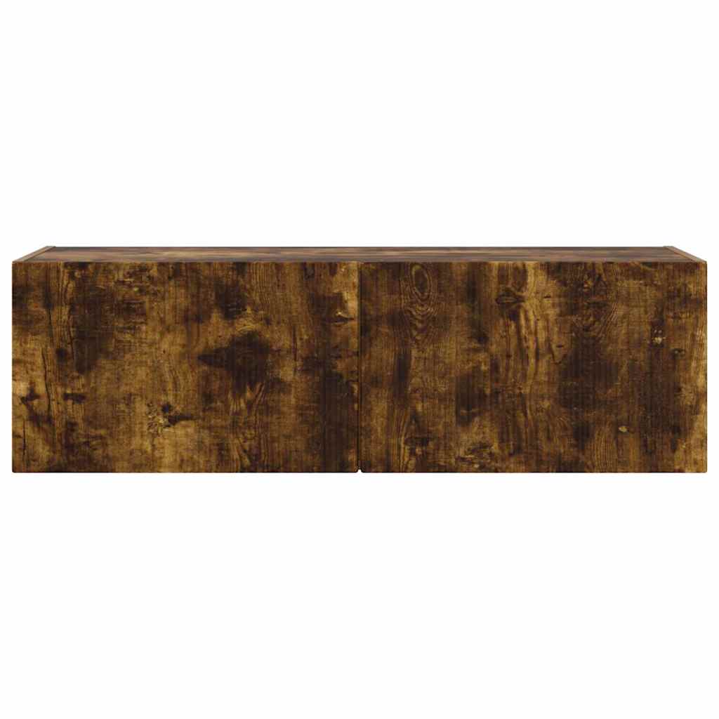 TV Vägghylla Rökt ek 60 x 31 x 29.5 cm Konstruerat trä