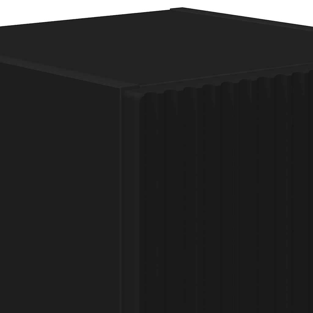 TV Vägghylla Väggmonterad Svart 30 x 31 x 40 cm Konstruerat trä